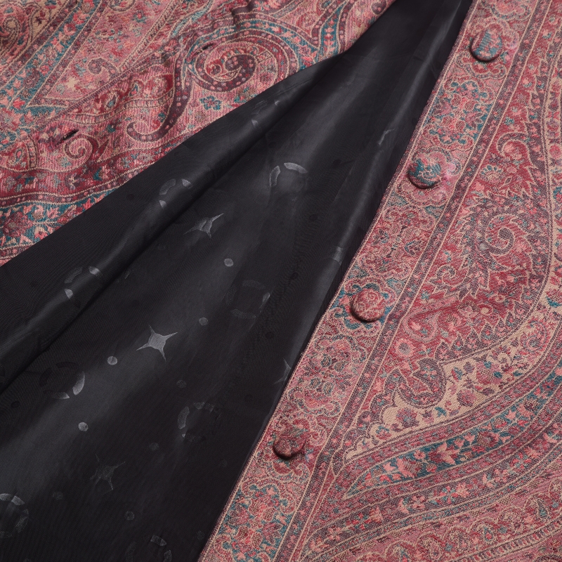 Pastel Pink Paisley Kani Cape