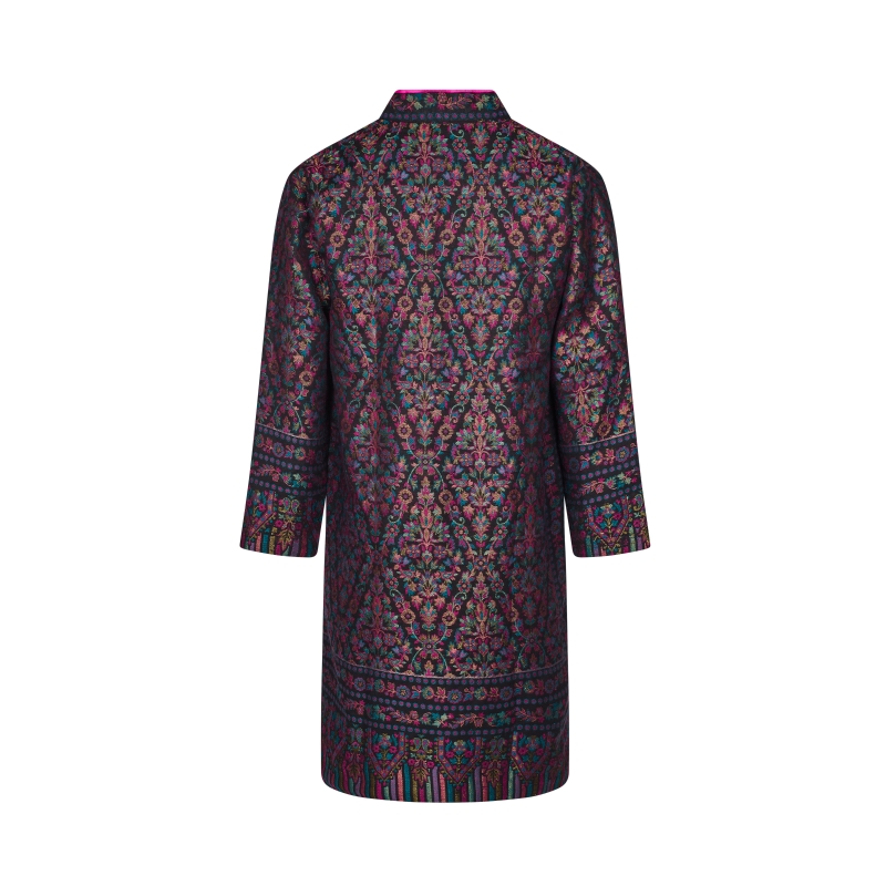 Black and Fuscia Print