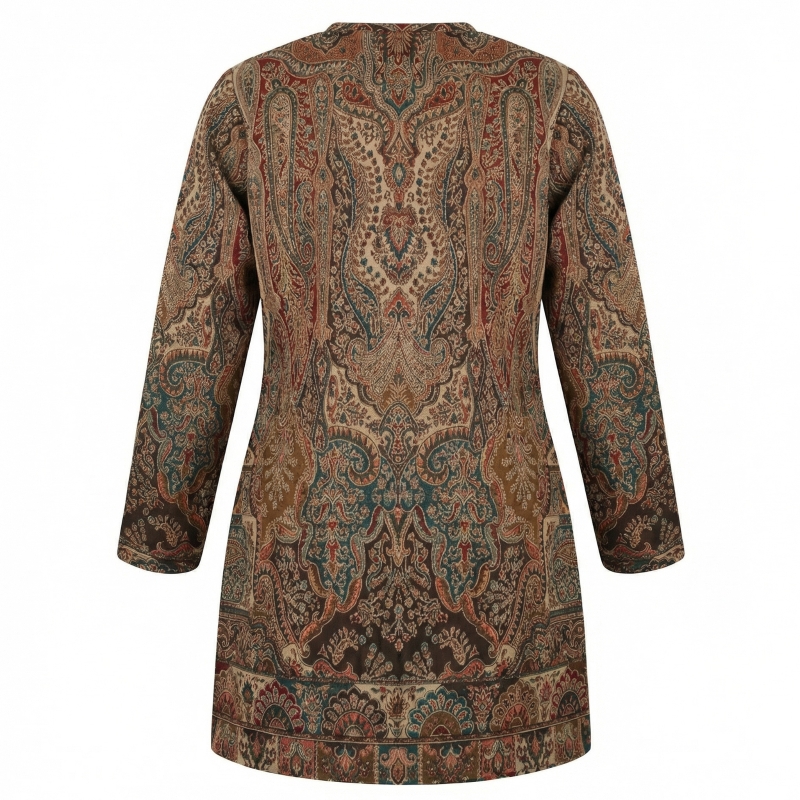 Brown and Green Print