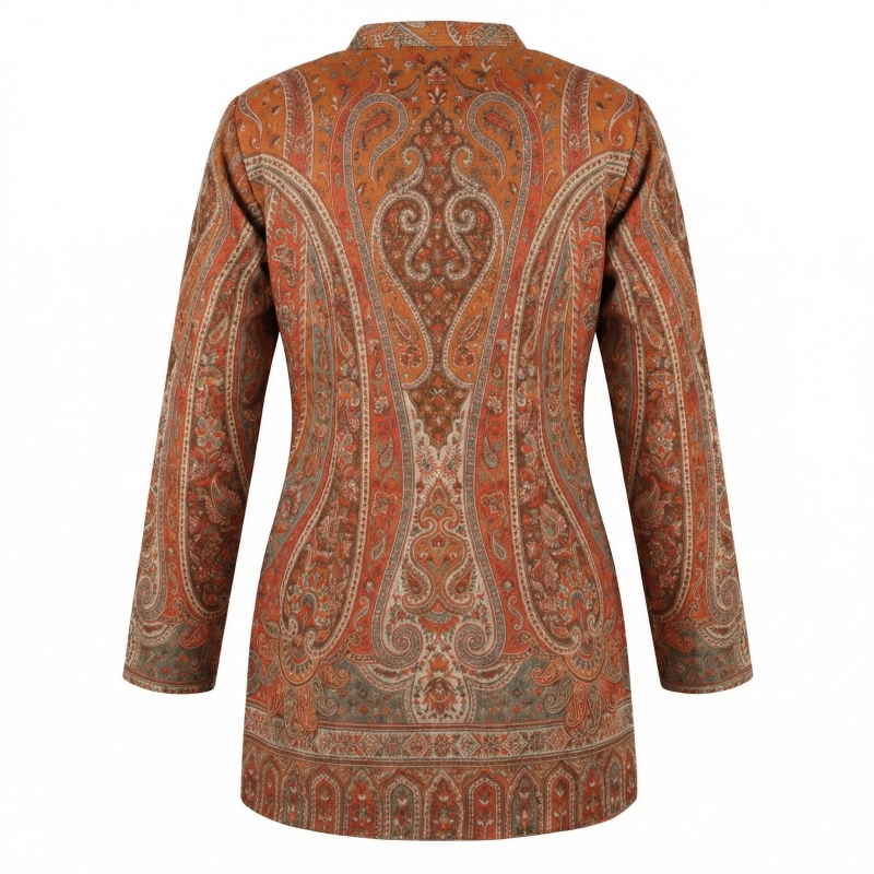 Brown and Orange Print