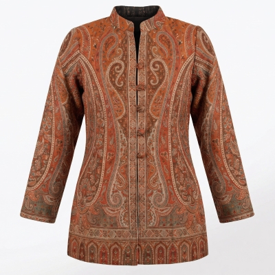 Brown and Orange Print