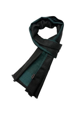 Green Polka Dot Reversable Mens Scarf
