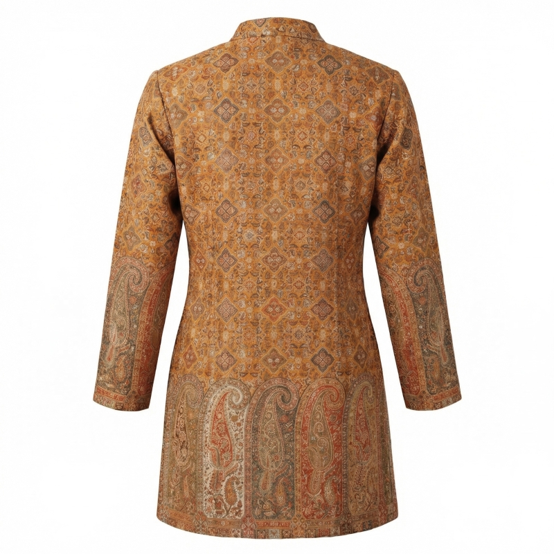 Mustard Paisley Print