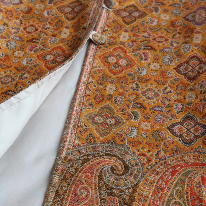 Mustard Paisley Print