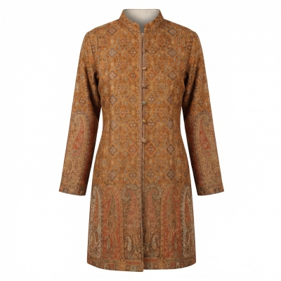 Mustard Paisley Print