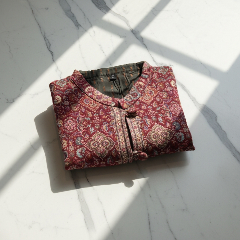 Rust and Brown Print