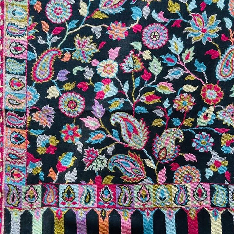 Black with Pink Floral Print