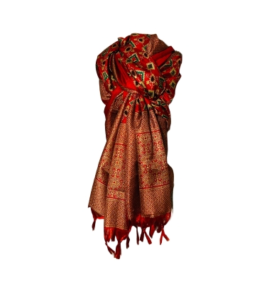 Red and Orange Print