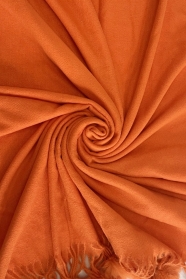 Pom Pom Scarf Orange