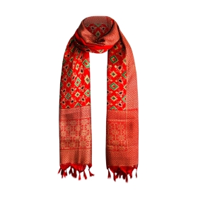 Red and Orange Print