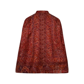 Red Paisley Kani Cape