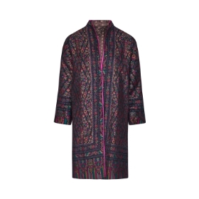 Black and Fuscia Print