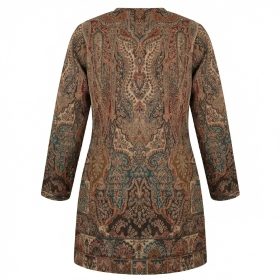 Brown and Green Print