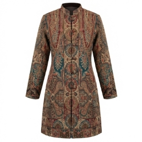 Brown and Green Print