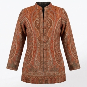 Brown and Orange Print