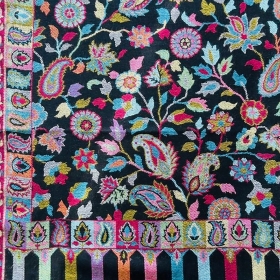 Black with Pink Floral Print