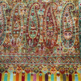 Mustard and Yellow Paisley Print