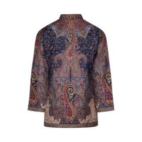 Blue Paisley Print