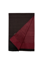 Wine Polka Dot Reversable Mens Scarf
